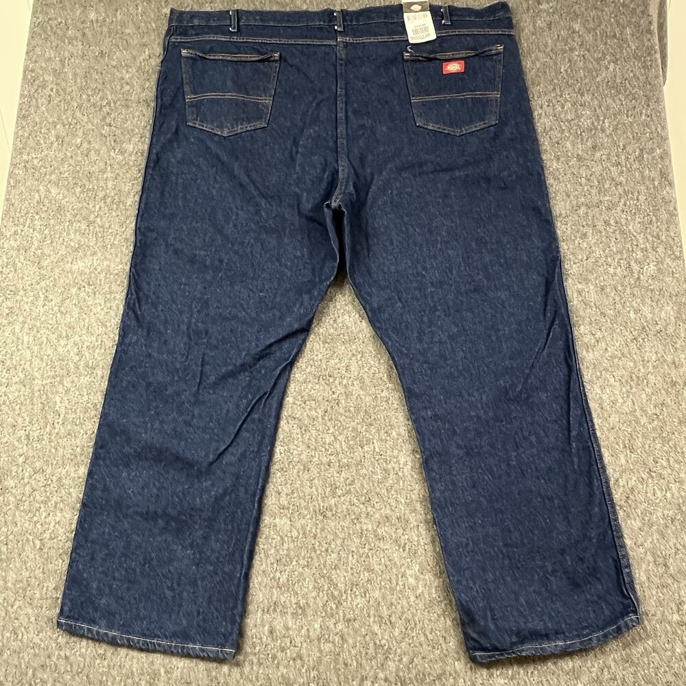 Dickies Jeans Mens 52x30 (Fits 50x31) Blue 100% Cotton Denim - New Irregular